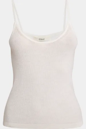 Chloé Ribbed Tank Top