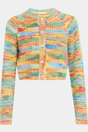 Mother The Raglan Crop Alpaca Cardigan