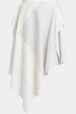 J.W.Anderson Asymmetric Patchwork Midi Skirt