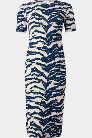 Diane von Furstenberg Florence Tiger-Print Bodycon Dress