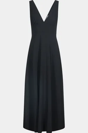 Diane von Furstenberg Vivienne Deep V-Neck Empire Maxi Dress