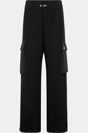 Moose Knuckles Mixed-Media Drawstring Track Pants