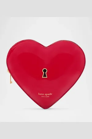 Kate Spade Key to my heart micro patent crossbody bag