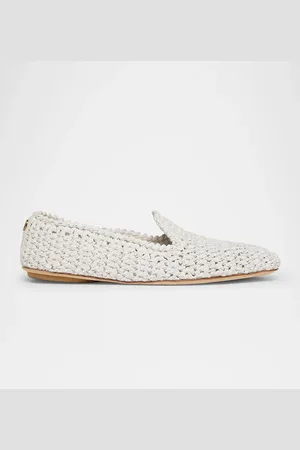 Moncler Woven Leather Loafers