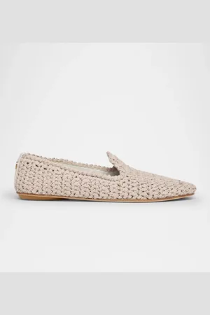 Moncler Woven Leather Loafers