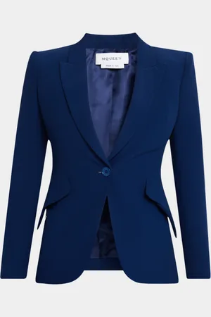 Alexander McQueen Single-Breasted Blazer Jacket