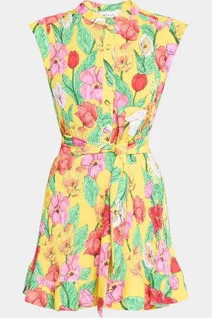 Milly Joan Tulip Rosette Dress