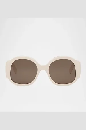 Céline Maxi Triomphe Round Sunglasses