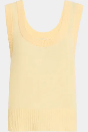 NAADAM Scoop-Neck Featherweight Cashmere Tank