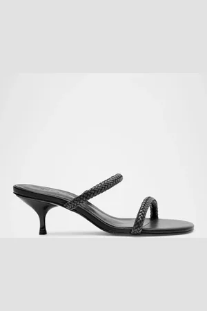 Schutz Taliah Woven Leather Dual-Band Sandals
