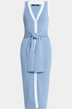 Toccin Victoria Sleeveless Button-Front Midi Dress
