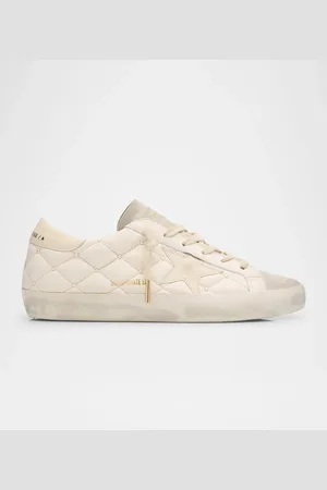 Golden Goose Superstar Pearly Quilted Leather Low-Top Sneakers