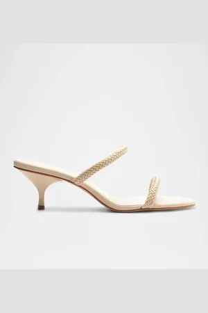 Schutz Taliah Woven Leather Dual-Band Sandals