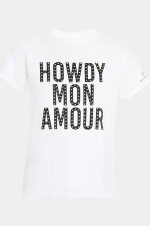 Cinq A Sept Howdy Mon Amour Embellished Tee