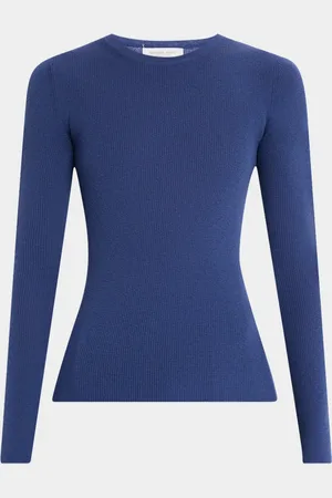 Michael Kors Hutton Ribbed Cashmere Pullover