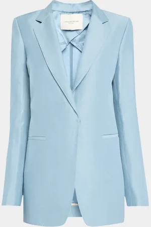 Lafayette 148 New York Elongated Pick Stitch Blazer