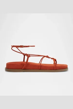 Schutz Calabria Strappy Suede Sporty Sandals