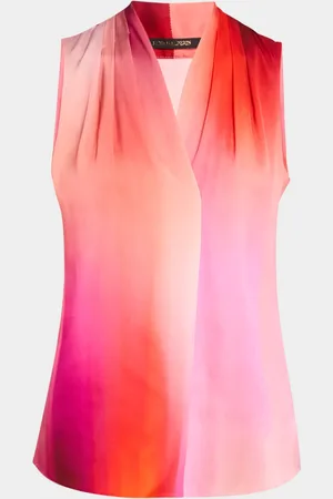 Kobi Halperin Sydonie Pleated Ombre Blouse