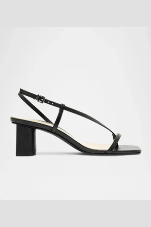 Schutz Heloise Leather Slingback Sandals