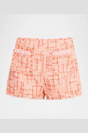 Cinq A Sept Raquel Beaded Bouclé Shorts