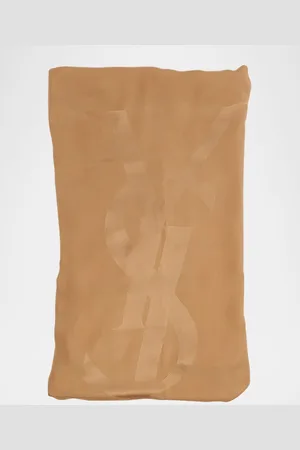 Saint Laurent Silk YSL Printed Silk Scarf