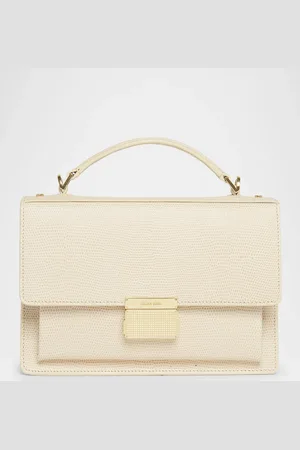 Golden Goose Venezia Lizard-Embossed Leather Crossbody Bag