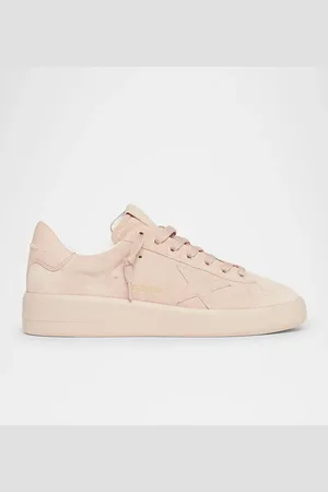 Golden Goose Purestar Mixed Leather Low-Top Sneakers
