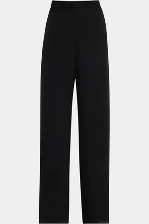 Emanuel Ungaro Straight-Leg Stretch Georgette Pants