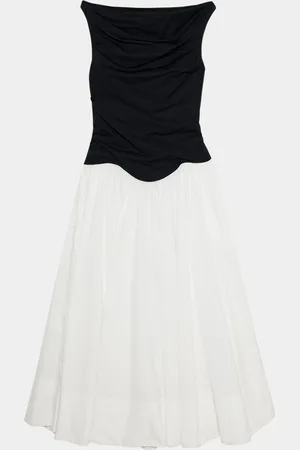 Simkhai Cersei Drop-Waist Off-The-Shoulder Midi Dress