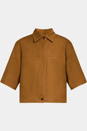 Max Mara Rito Short-Sleeve Shirt Jacket