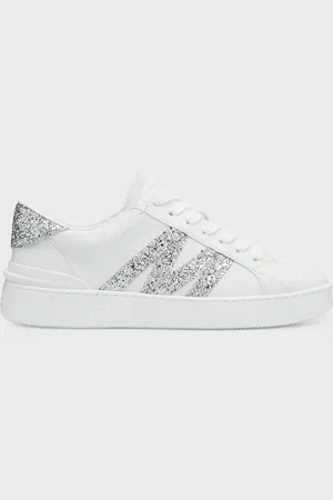 Moncler Monaco Glitter Low-Top Sneakers