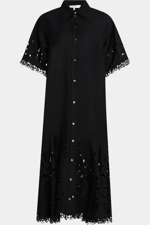 SEA Marja Embroidered Shirtdress