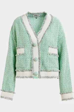 Essentiel Antwerp Hoola Cropped Fringe Jacket