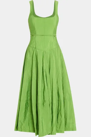Cinq A Sept Joisian Sleeveless Corset Midi Dress