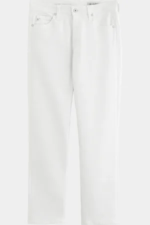 AG Jeans Mari Mid-Rise Slim Straight Crop Jeans