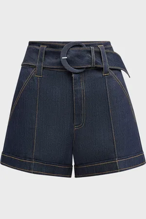 Cinq A Sept Aldi Belted Denim Shorts