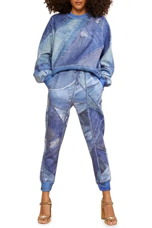 Cynthia Rowley Patchwork-Print Sweatshirt