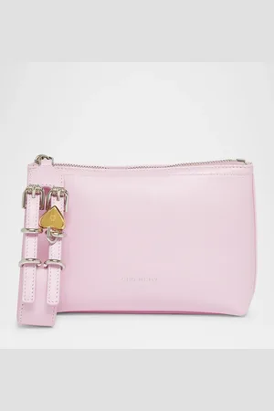 Givenchy Bag in Leather with Buckle and Heart Lock Wristlet