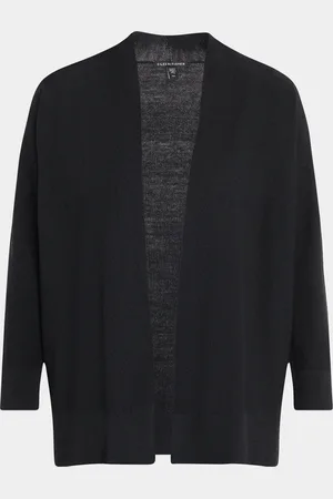 Eileen Fisher Open Organic Linen-Cotton Cardigan