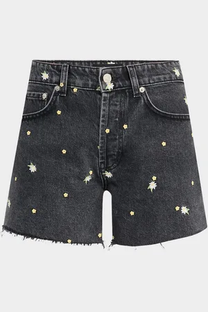 Rails Mesa Flower Embroidered Jean Shorts