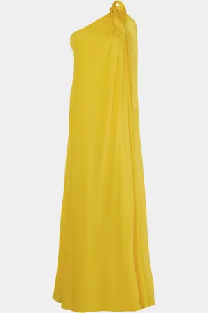Gaurav Gupta Solaris Sculpted One-Shoulder Cape Gown