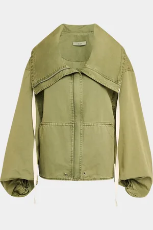 CO Rolled-llar Zip Jacket
