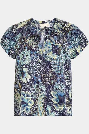 ULLA JOHNSON Issa Tie-Neck Top