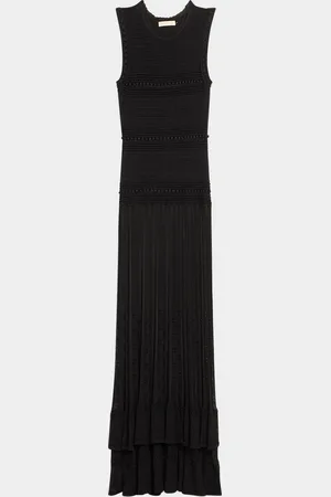 ULLA JOHNSON Mirelle Textured Knit Maxi Dress