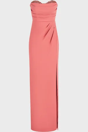 THEIA Anastasia Strapless Jewel-Embellished Gown
