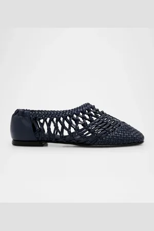 Simkhai Eden Woven Leather Ballerina Flats