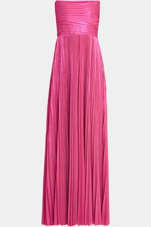 Retrofete Sevyn Strapless Metallic Dress