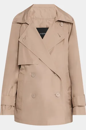 Joseph Pinot Double-Breasted Raincoat
