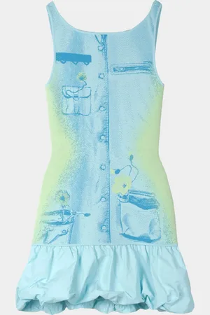 PH5 Daphne Reversible Bubble-Hem Mini Dress