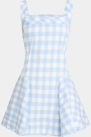 Simkhai Hannalie Plaid Sleeveless Mini Dress